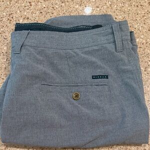 VISSLA Lightweight Gray Textured Shorts